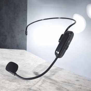 Gambar produk XIAOKA Wireless Microphone 2.4G Headset with Echo 120mAh - XK-121