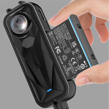 Gambar produk YAZE Protective Frame Case Rabbit Cage with Cold Shoe for Insta360 X5 - I3X5I