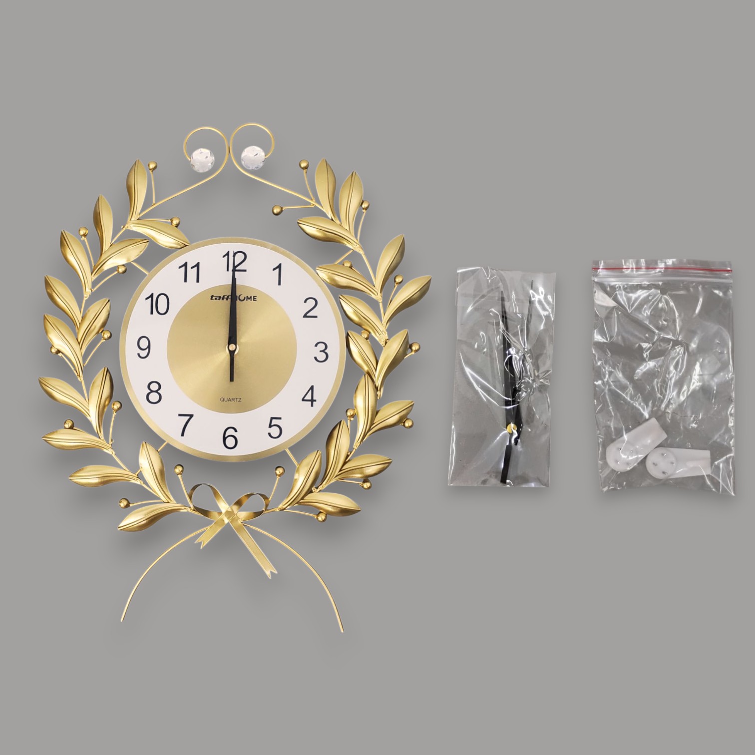 Gambar produk TaffHOME Jam Dinding Quartz Iron Luxury European Style 55cm - SF40