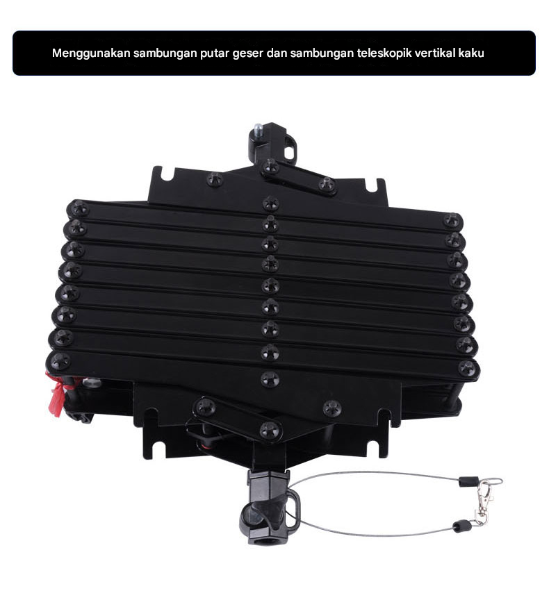 Gambar produk YIXI Rel Gantung Lampu Studio Fotografi Aluminium 4 Rel 4 Boom Arm 3M - 443M