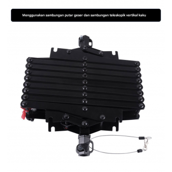 Gambar produk YIXI Rel Gantung Lampu Studio Fotografi Aluminium 4 Rel 4 Boom Arm 3M - 443M