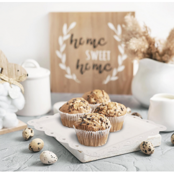 Gambar produk ALIFE Piring Plastik Kotak Kue Buah Salad Square Dessert Plate - AL24