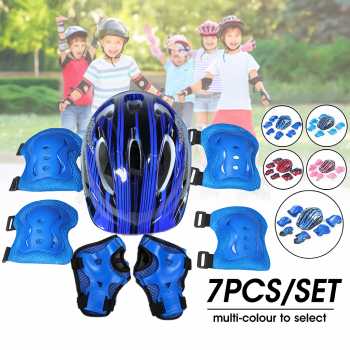 Ftiier Paket Helm Deker Anak 7in1 Protective Gear for Sport Activity - FR-07