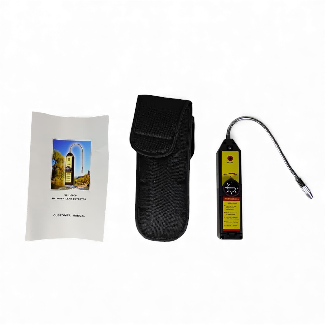 AINZIN Alat Deteksi Gas Bocor Halogen Leak Detector Adjustable - WJL-6000 Gambar produk AINZIN Alat Deteksi Gas Bocor Halogen Leak Detector Adjustable - WJL-6000