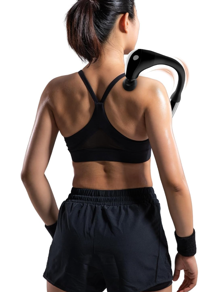 Gambar produk PASSCOOL Alat Pijat Elektrik Punggung Tangan Massage Muscle Gun Handle - PL09