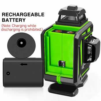 Gambar produk Clubiona Laser Level Self Leveling 4D 360 Degree 16 Line 520nm 4000mAh - CB-416