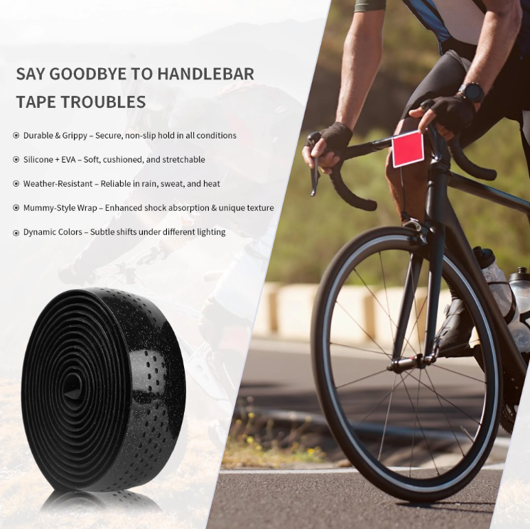 BIKEWORD Handlebar Tape Gagang Sepeda Bicycle Handle Wrap Edge L - GH-082H Gambar produk BIKEWORD Handlebar Tape Gagang Sepeda Bicycle Handle Wrap Edge L - GH-082H