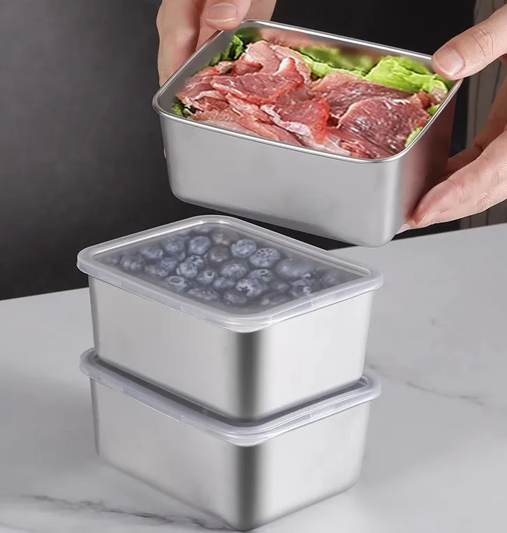 MEXICH Kotak Makan Keeping Box Stainless Steel 410 13.5x10.5x5cm - MX70 Gambar produk MEXICH Kotak Makan Keeping Box Stainless Steel 410 13.5x10.5x5cm - MX70