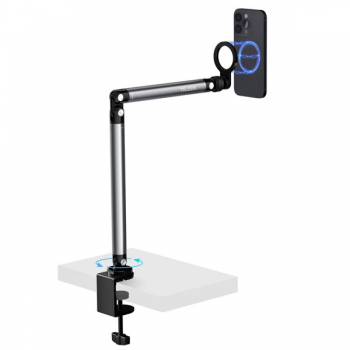 Gambar produk TELESIN MagSafe Foldable Lazy Arm Smartphone Table Aluminum Clamp - P3-DS-02