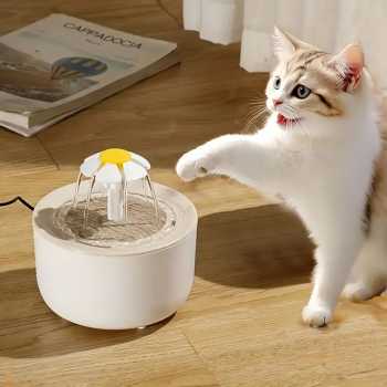 Gambar produk XIAOHUA Pet Water Dispenser Fountain Tempat Minum Kucing Anjing 1.5L EU Plug - X-15