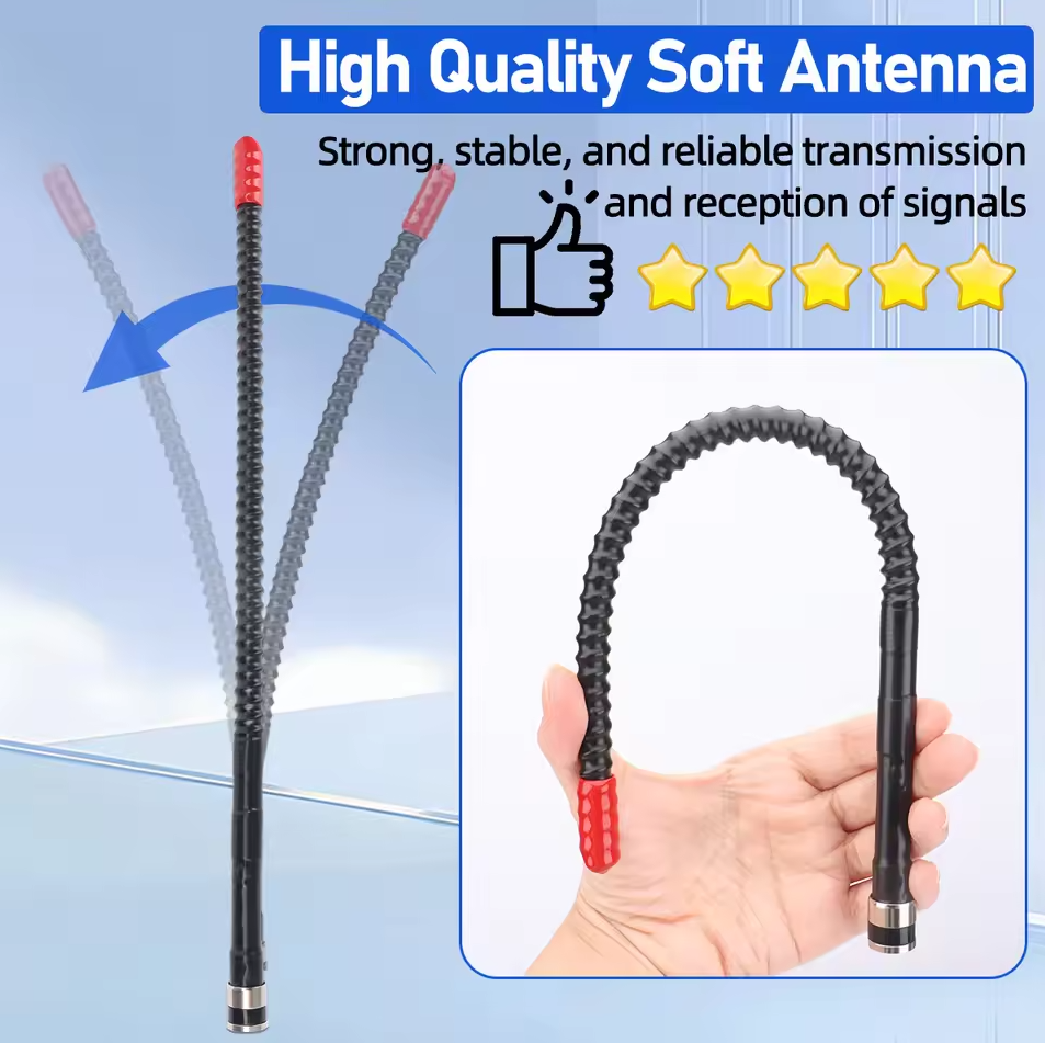 Gambar produk Baofeng Antena HT Walkie Talkie Radio Handheld Telescopic 27MHz SMA-Female - BF-601