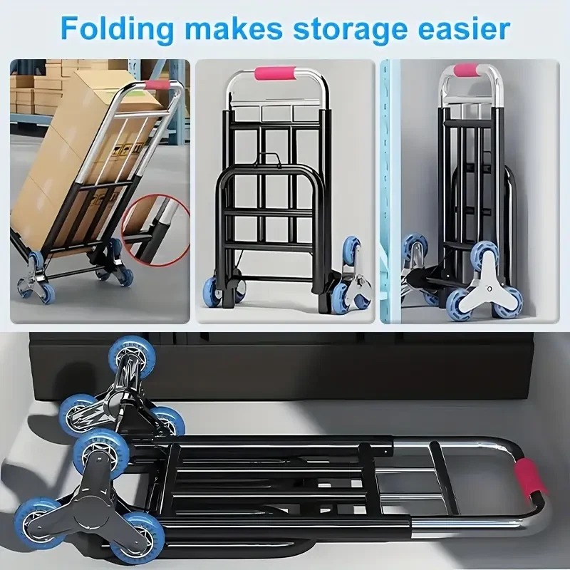 HAOTOOLS Troli Barang Lipat Foldable Trolley Cart Telescopic 3 Wheels - HT-25 Gambar produk HAOTOOLS Troli Barang Lipat Foldable Trolley Cart Telescopic 3 Wheels - HT-25