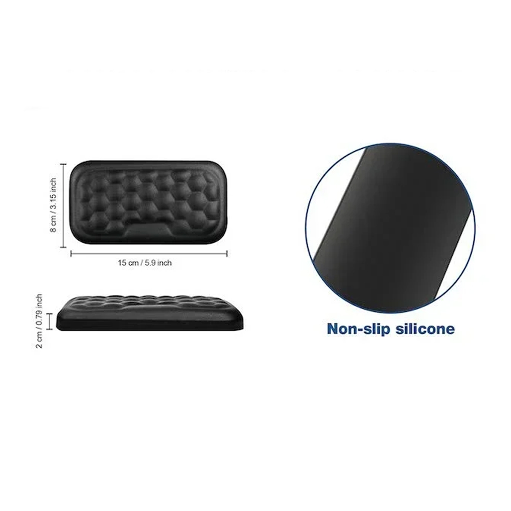 Vaydeer Sandaran Tangan Mouse Wrist Rest Memory Foam 15cm - V150 Gambar produk Vaydeer Sandaran Tangan Mouse Wrist Rest Memory Foam 15cm - V150