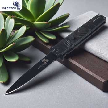 Gambar produk KNIFEZER Pisau Lipat Berburu Survival Tactical Knife 22cm - P1534