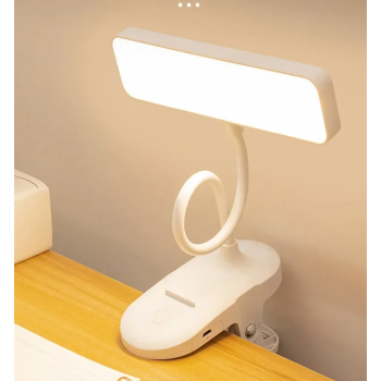 Gambar produk AURO Lampu Meja Belajar LED Clamp Square Lamp Stepless Dimming 800mAh - AU849