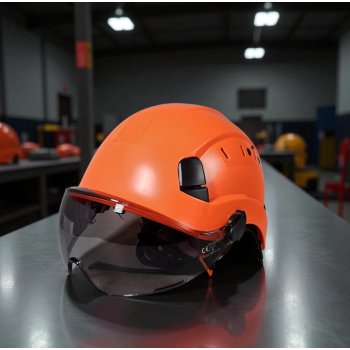 Gambar produk Aolamegs Helm Proyek Konstruksi K3 Safety Protection Double Visor - SF06