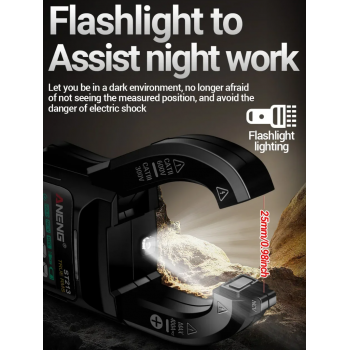 Gambar produk ANENG Clamp Meter Digital Multimeter 6000 Count Dual Screen NCV Tester - ST213