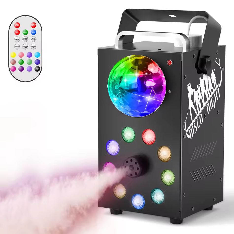 Gambar produk UKING Mesin Asap Smoke Machine Light Stage Wireless Remote 700W - UK1