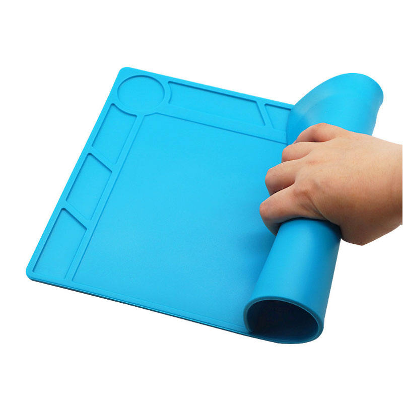 LUXIANZI Alas Matras Solder Heat Insulation Mat Non Magnetic 340x230mm - S120 Gambar produk LUXIANZI Alas Matras Solder Heat Insulation Mat Non Magnetic 340x230mm - S120