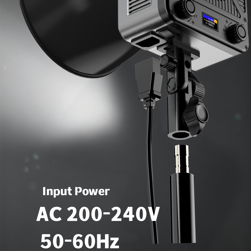 Gambar produk LIYADI Lampu Studio Fotografi COB LED RGBW 24 Mode TFT Display 330W - G330C
