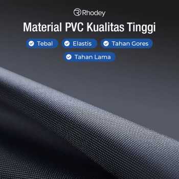 Gambar produk Rhodey Jas Hujan Setelan Motor Dewasa Visor PVC Waterproof Raincoat XXXXL - T1