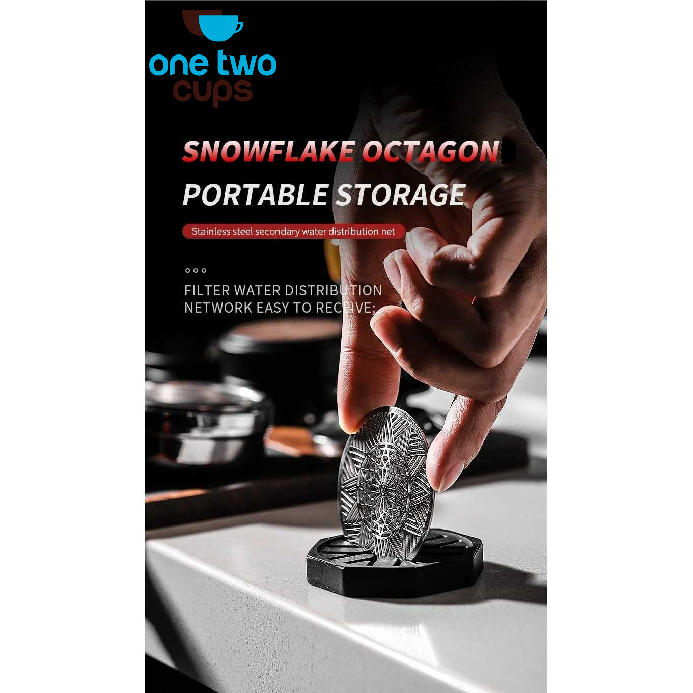 Gambar produk One Two Cups Puck Screen Holder Storage Base Tempat Penyimpanan Filter - B-51