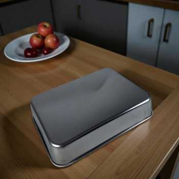 Gambar produk Eggy Loyang Nampan Tray Grill Pan Oven Baking Stainless Steel 430 23.5x17.9x4.5cm - EG36