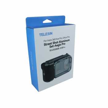 Gambar produk TELESIN StreetGrip Kit Protective Metal Cage Insta360 Ace Pro / Pro 2 - S6-FMS-31-TIS