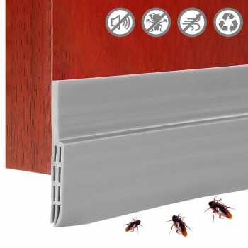 Gambar produk TaffHOME Lis Penutup Celah Pintu Penghalang Debu Door Bottom Seal 1M - LQ7