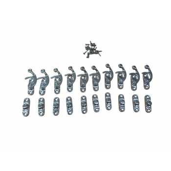 Gambar produk DROFOSREW Kunci Pengait Peti Buckle Hook Box 10 PCS Left Hook - DR-10