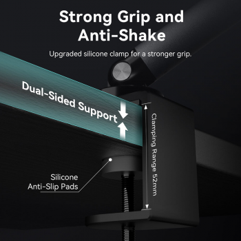 Gambar produk TELESIN MagSafe Foldable Lazy Arm Smartphone Table Aluminum Clamp - P3-DS-02