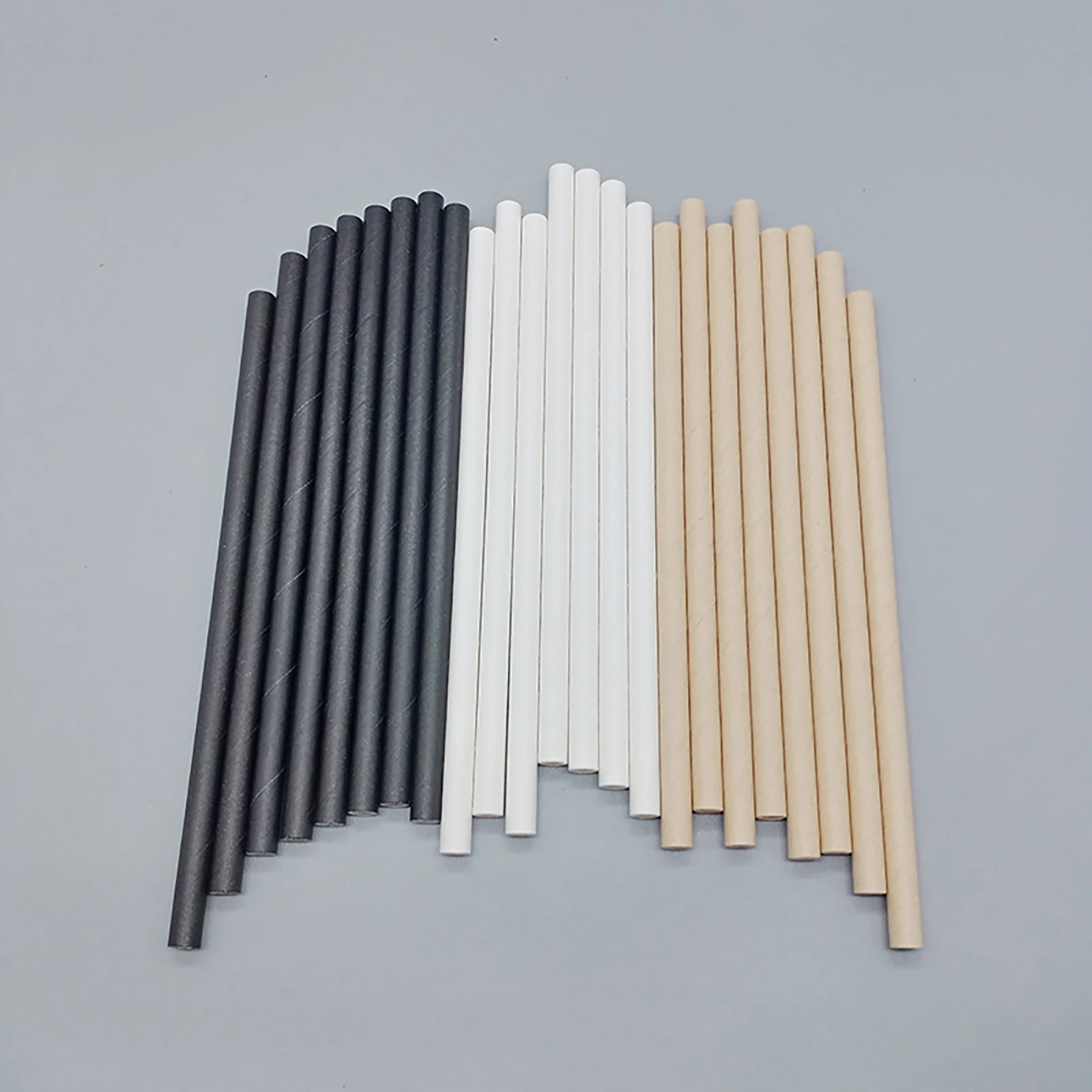 Gambar produk ALO Sedotan Kertas 3 Lapis Disposable Paper Straws 10x197mm 100 PCS - A10