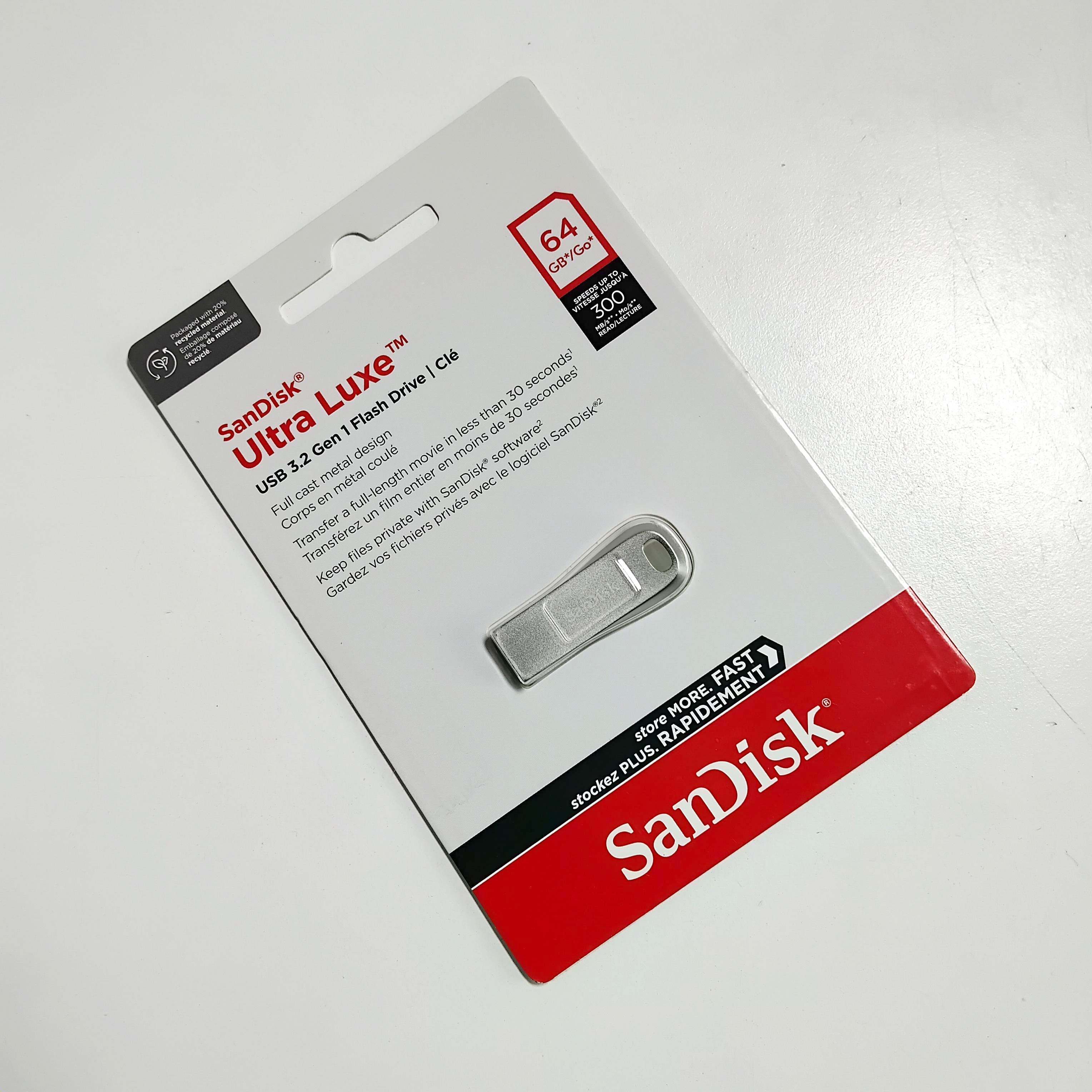 Gambar produk SanDisk Ultra Luxe Flashdisk USB 3.2 Gen 1 64GB - SDCZ74