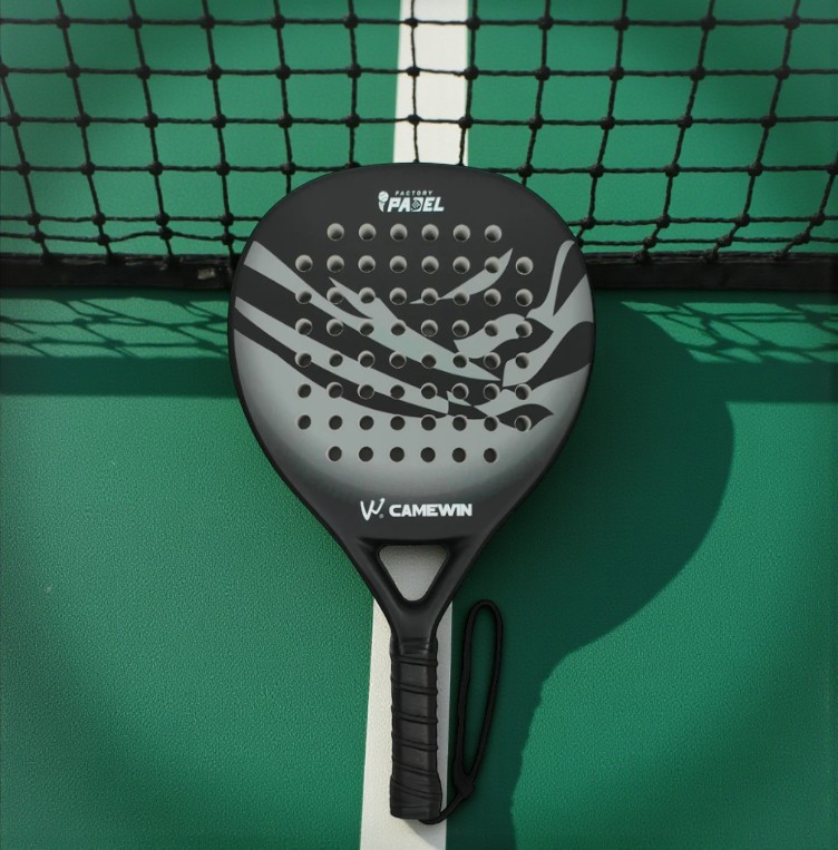 Gambar produk CAMEWIN Raket Padel Teardrop Carbon Fiber 3.8cm Thickness 365g - 4014