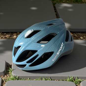 TaffSPORT Helm Sepeda Scooter Bicycle Helmet Ultralight Standard Vers - BK-4 - Cyan