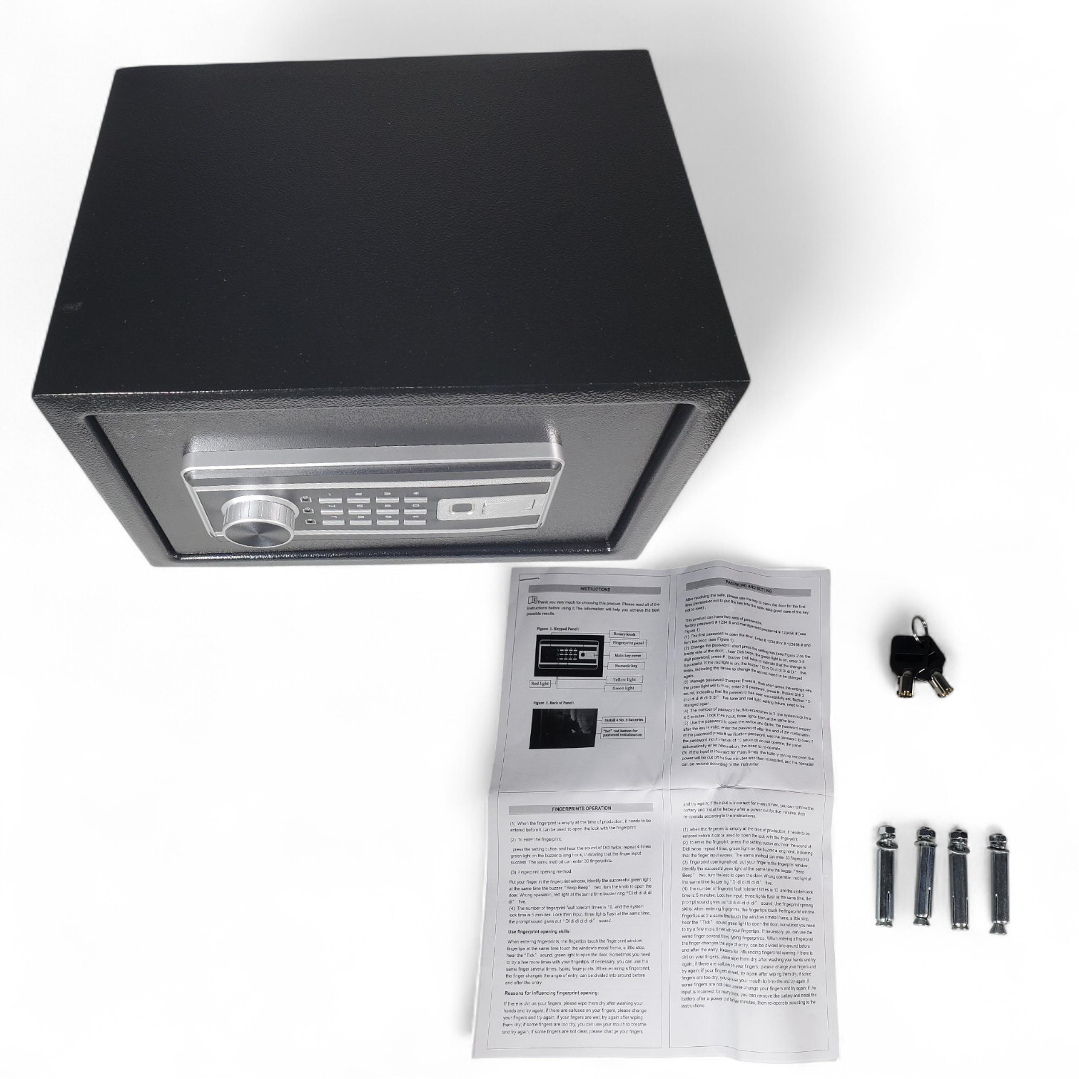 TEDEY Kotak Brankas Dokumen Safe Deposit Box Fingerprint 35x25x25cm - SB05 Gambar produk TEDEY Kotak Brankas Dokumen Safe Deposit Box Fingerprint 35x25x25cm - SB05