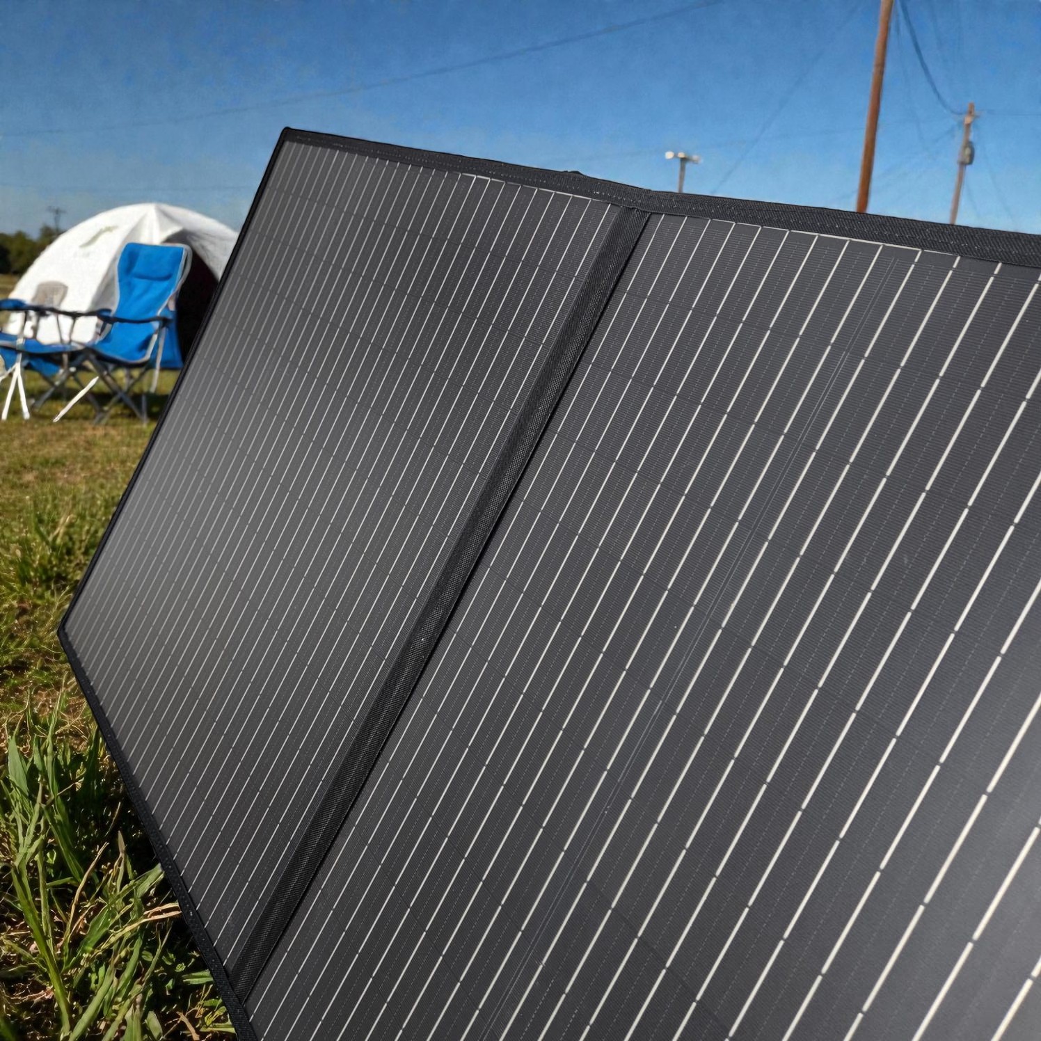 ALLPOWER Panel Surya Solar Foldable Monocrystalline 2 Fold 100W - AP-210 Gambar produk ALLPOWER Panel Surya Solar Foldable Monocrystalline 2 Fold 100W - AP-210