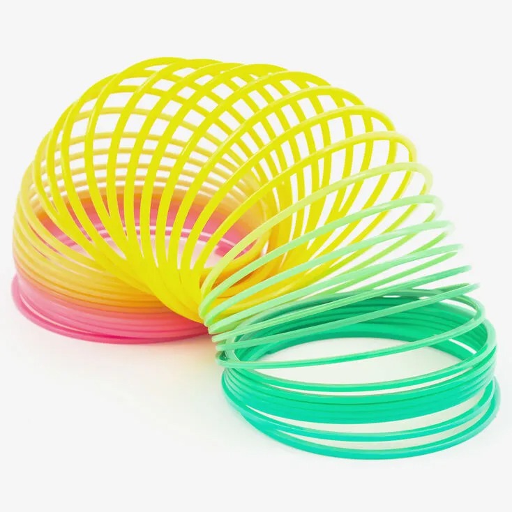 Qixing Toys Slinky Spring Rainbow Mainan Per - MCS8709 Gambar produk Qixing Toys Slinky Spring Rainbow Mainan Per - MCS8709