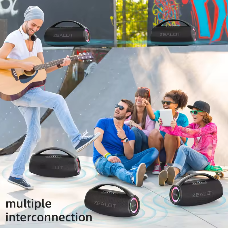 ZEALOT Speaker Bluetooth Portable Subwoofer Dual Pairing 16000mAh - S97 Gambar produk ZEALOT Speaker Bluetooth Portable Subwoofer Dual Pairing 16000mAh - S97
