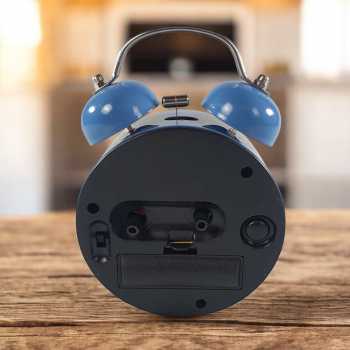 Gambar produk HUARI Jam Weker Alarm Analog Clock Night Light Easy View - M04