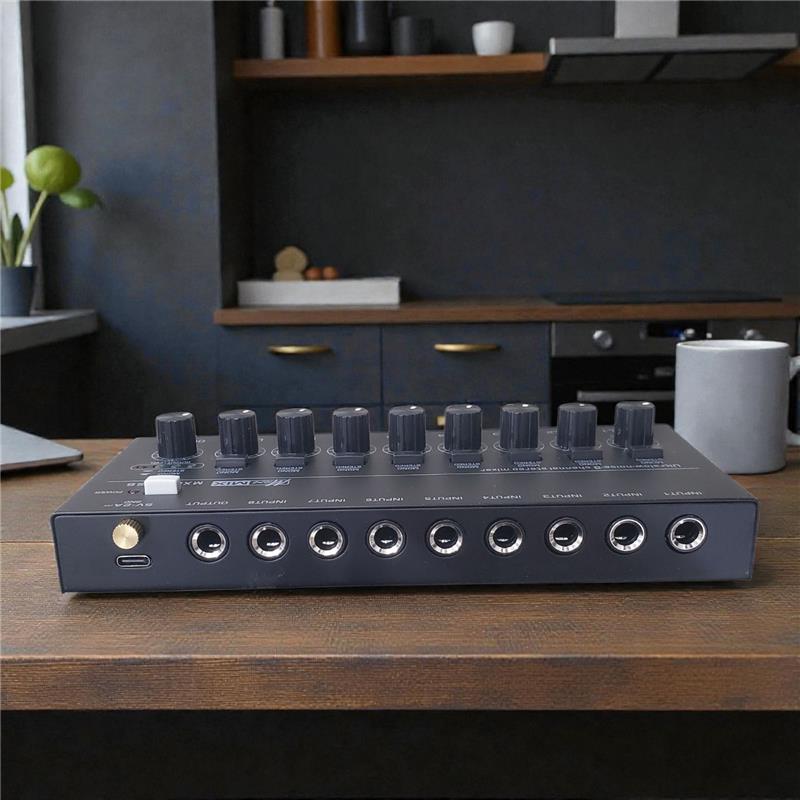 Micro Audio Signal Mixer Console Instrument Extender 8 Channel - MX800 Gambar produk Micro Audio Signal Mixer Console Instrument Extender 8 Channel - MX800