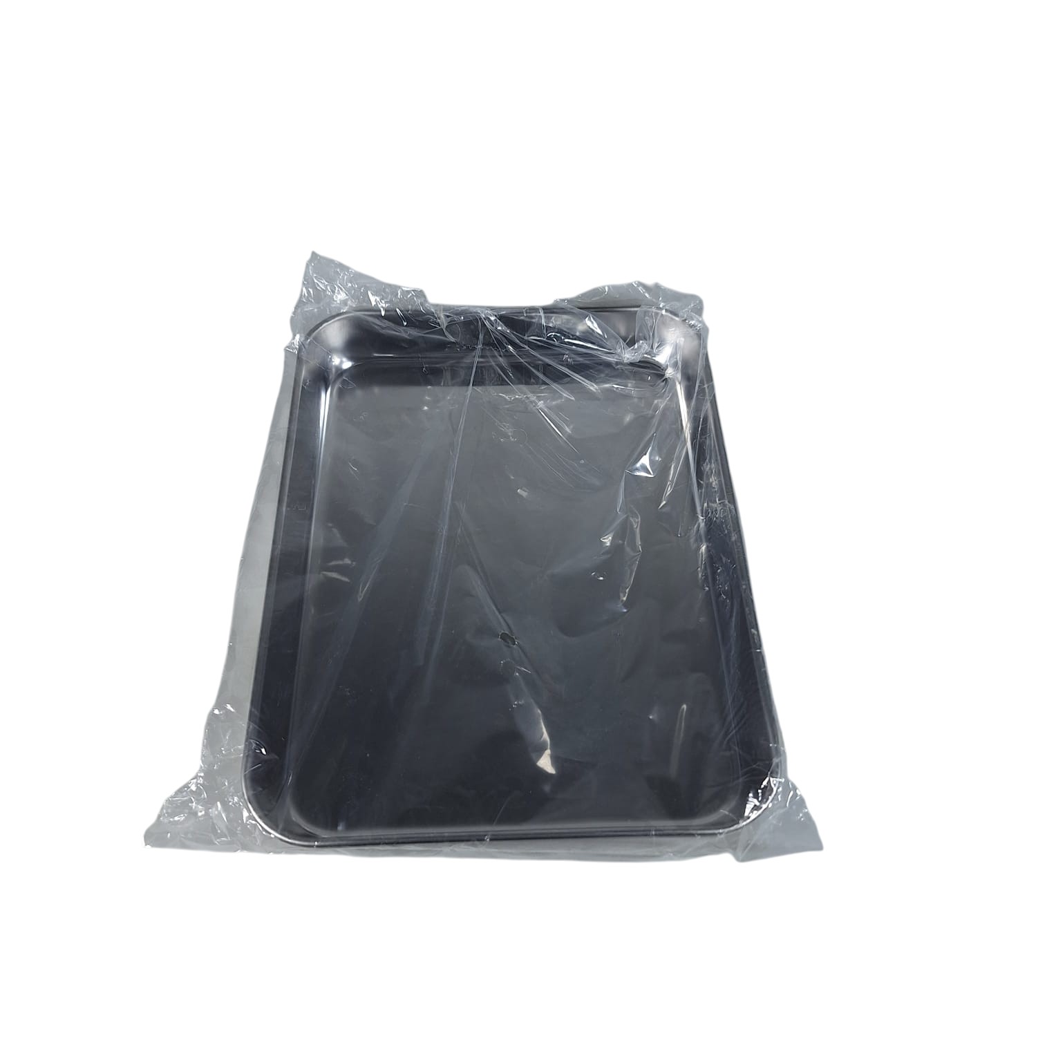 Eggy Loyang Nampan Tray Grill Pan Oven Baking Stainless Steel 430 23.5x17.8x2.5cm - EG36 Gambar produk Eggy Loyang Nampan Tray Grill Pan Oven Baking Stainless Steel 430 23.5x17.8x2.5cm - EG36