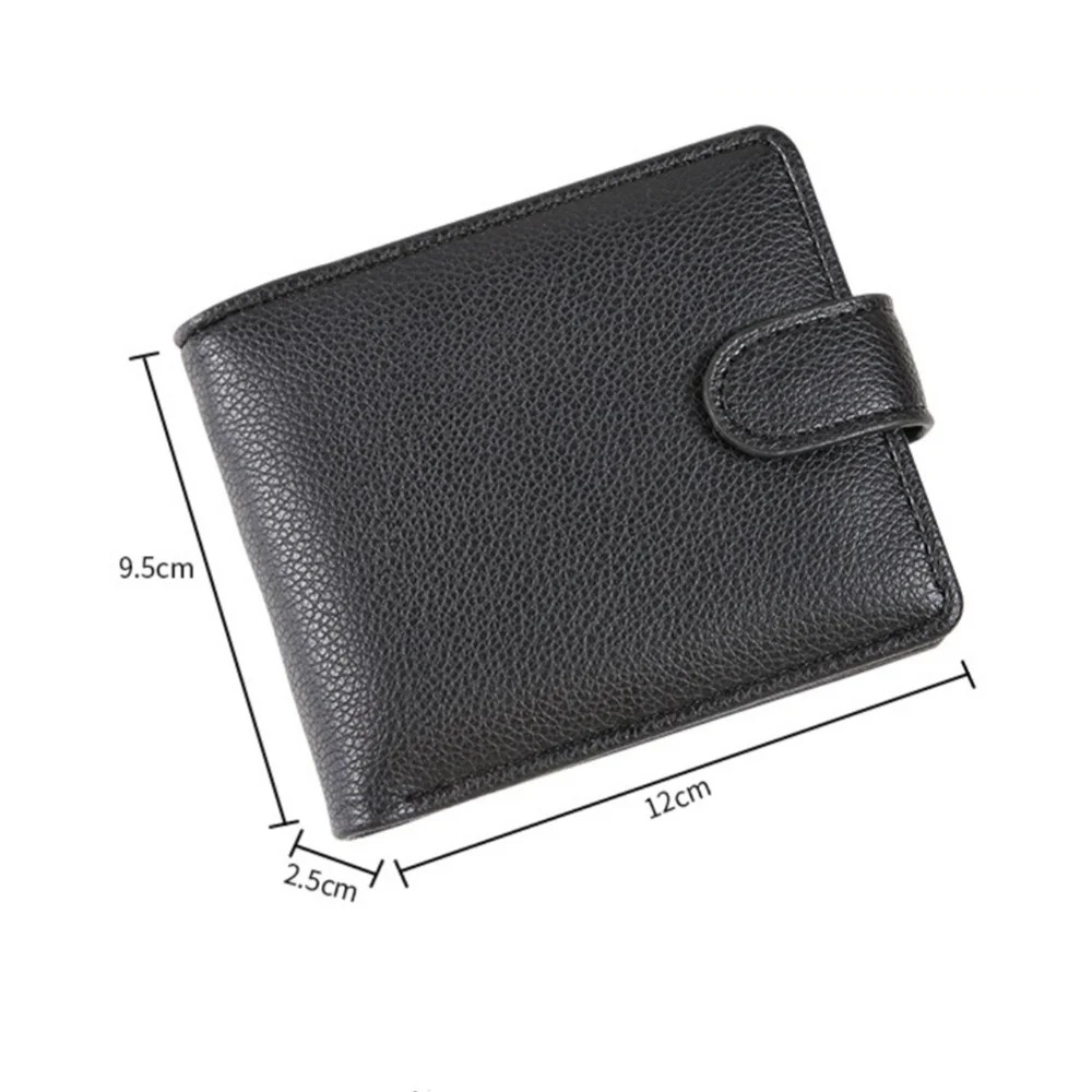 Gambar produk ISKYBOB Dompet Pria Kulit PU Leather Multiple Card Slot 9.5x12cm - ISKY-12