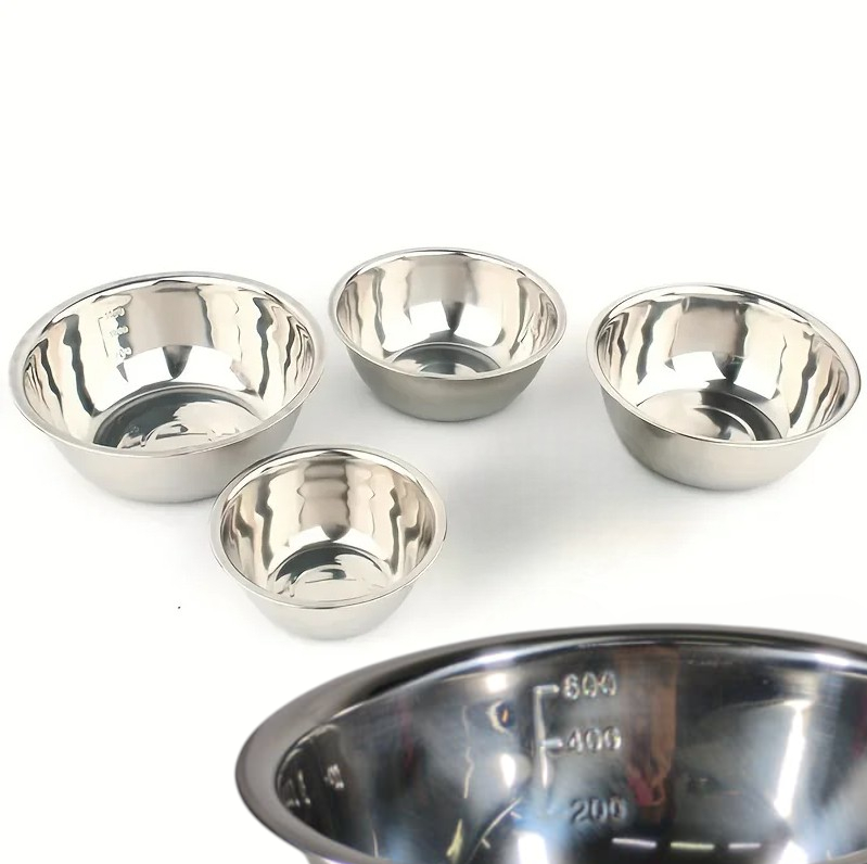 Eggy Mangkuk Mixing Adonan Kue Cooking Fruit Bowl Stainless Steel 201 16cm - EG21 Gambar produk Eggy Mangkuk Mixing Adonan Kue Cooking Fruit Bowl Stainless Steel 201 16cm - EG21