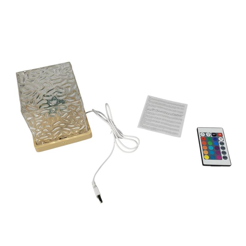 Gambar produk RISIFY Lampu Tidur Proyektor LED Water Ripple 16 Color Square 3W - SFY23