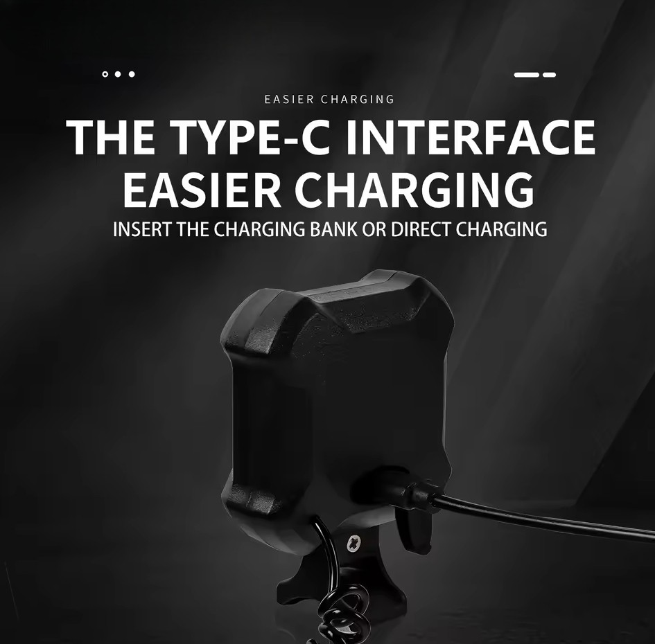 Gambar produk LIDS Lampu Depan Sepeda Klakson 2 in 1 LED Rechargeable 1200mAh - XA-324