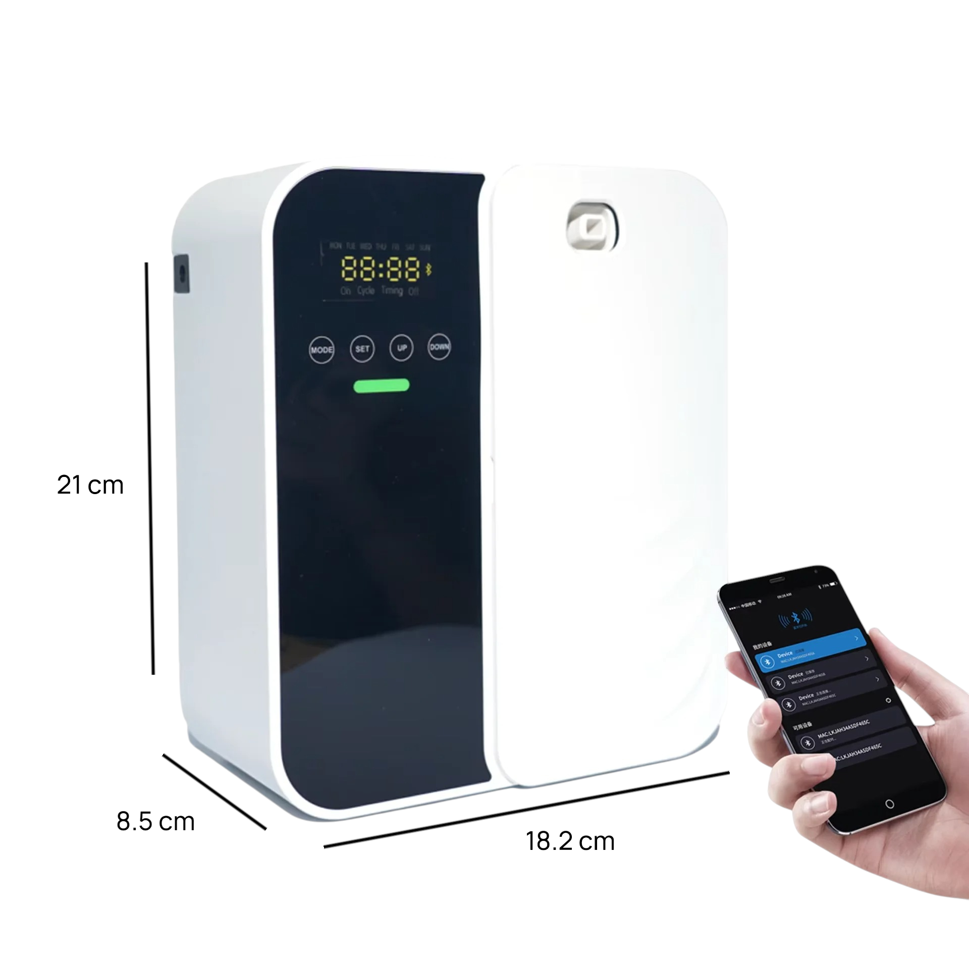 MIVM Diffuser Essential Oil Aromatherapy Bluetooth LCD Display 500ml - AF-11 Gambar produk MIVM Diffuser Essential Oil Aromatherapy Bluetooth LCD Display 500ml - AF-11