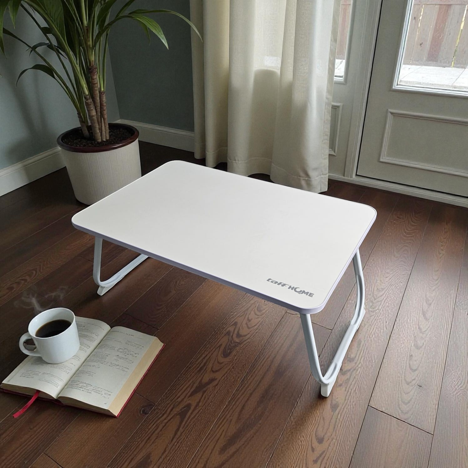 TaffHOME Meja Lipat Laptop Foldable Bed Table 60x40cm - BO-670 Gambar produk TaffHOME Meja Lipat Laptop Foldable Bed Table 60x40cm - BO-670