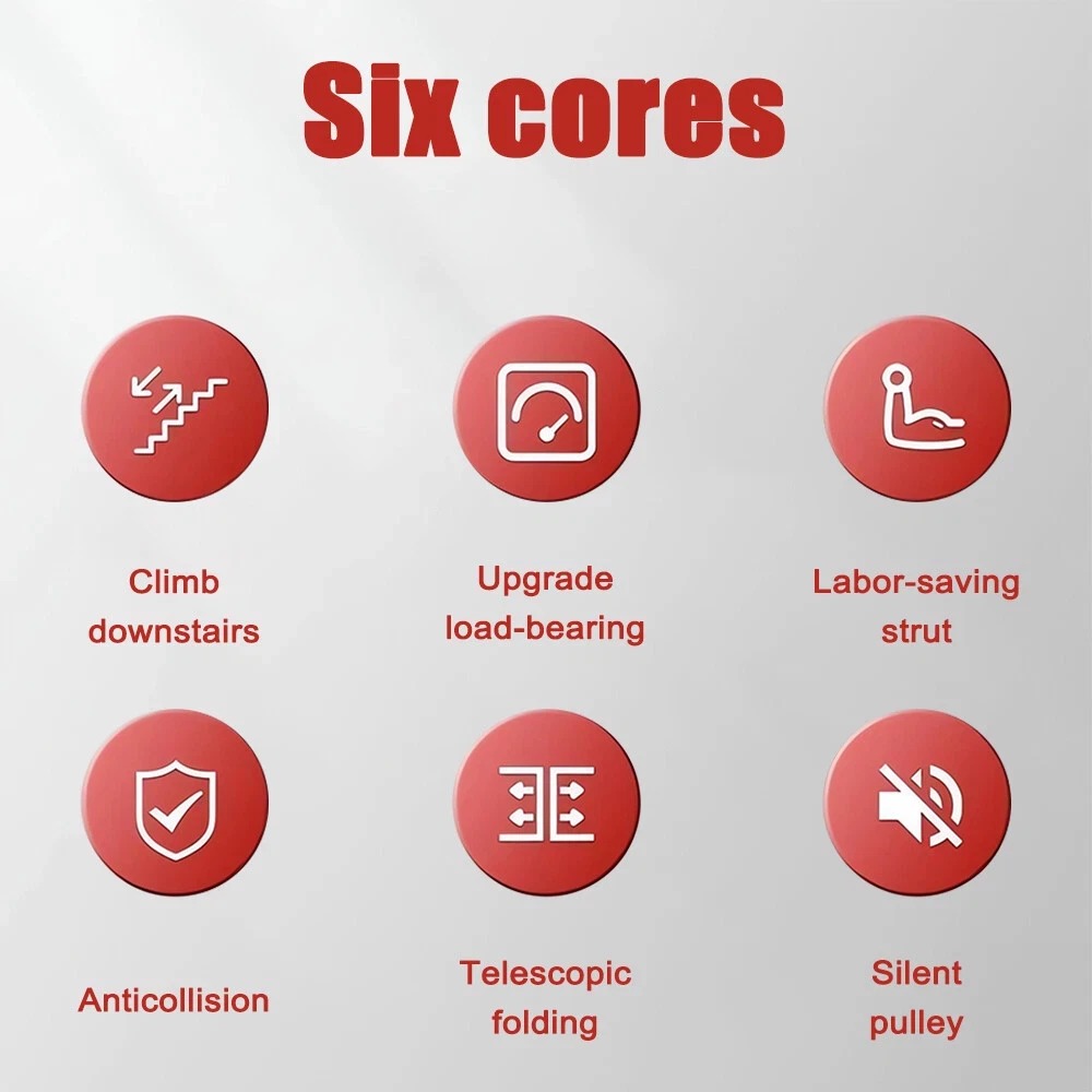 HAOTOOLS Troli Barang Lipat Foldable Trolley Cart Telescopic 3 Wheels - HT-25 Gambar produk HAOTOOLS Troli Barang Lipat Foldable Trolley Cart Telescopic 3 Wheels - HT-25