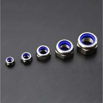 Gambar produk AGASHE Mur Hexagonal Nut Box DIN934 Polished M8 M6 M5 M4 M3 240 PCS - AG-240